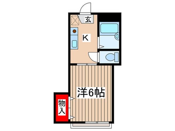 コーポブルースカイ　Ⅰの物件間取画像